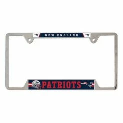 NFL License Plates & Frames Wincraft New England Patriots Metal License Plate Frame
