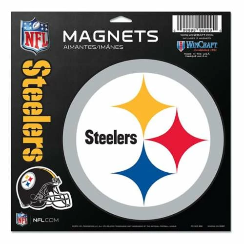NFL Stickers & Decals Wincraft Pittsburgh Steelers Magnet 3 NFL Stickers & Decals Wincraft Pittsburgh Steelers Magnet