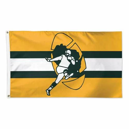 NFL Flags & Pennants Wincraft Green Bay Packers Retro 3X5 Flag 3 NFL Flags & Pennants Wincraft Green Bay Packers Retro 3X5 Flag