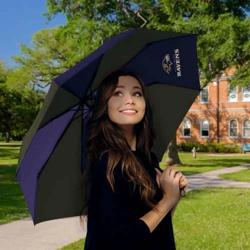 NFL Tailgating Tents & Canopies Wincraft Baltimore Ravens Auto Folding Umbrella 5 NFL Tailgating Tents & Canopies Wincraft Baltimore Ravens Auto Folding Umbrella - Image 3