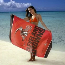 NFL Swimwear Accessories Wincraft Cleveland Browns Fiber Beach Towel