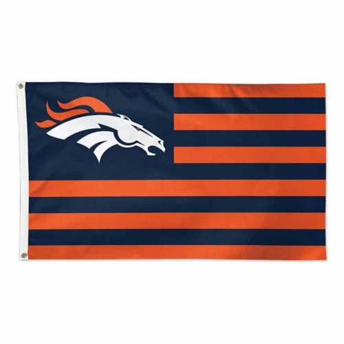 NFL Flags & Pennants Wincraft Denver Broncos 3'x5' Stripes Flag 3 NFL Flags & Pennants Wincraft Denver Broncos 3'x5' Stripes Flag