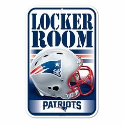 NFL Home Accents Wincraft New England Patriots 11"x17" Locker Room Sign