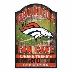 NFL Wall Decor & Signs Wincraft Denver Broncos 11X17 Wood Sign