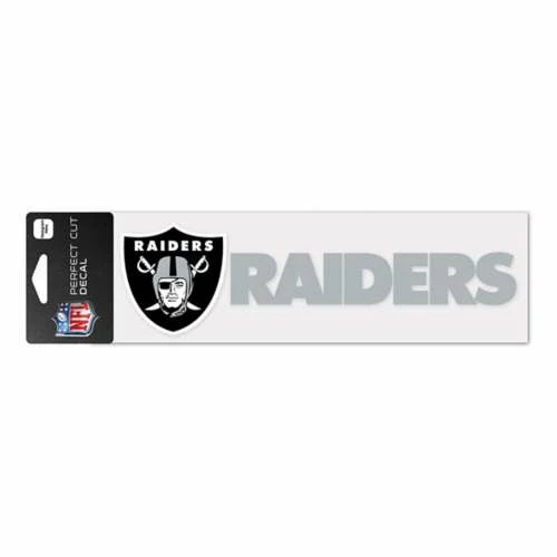 NFL Stickers & Decals Wincraft Las Vegas Raiders 3X10 Perfect Cut Decal 3 NFL Stickers & Decals Wincraft Las Vegas Raiders 3X10 Perfect Cut Decal