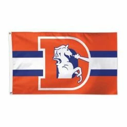 NFL Flags & Pennants Wincraft Denver Broncos 3'x5' Deluxe Retro Flag