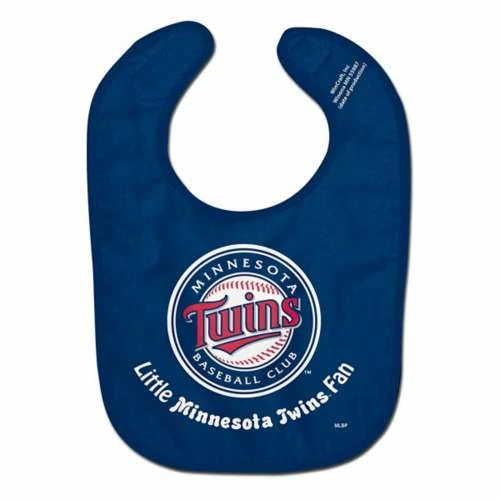 MLB Sets & Bodysuits Wincraft Minnesota Twins Little Fan Baby Bib 3 MLB Sets & Bodysuits Wincraft Minnesota Twins Little Fan Baby Bib
