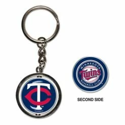 MLB License Plates & Frames Wincraft Minnesota Twins Spinner Key Ring