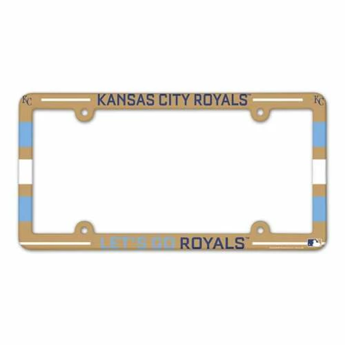 MLB License Plates & Frames Wincraft Kansas City Royals Plastic License Plate Frame 3 MLB License Plates & Frames Wincraft Kansas City Royals Plastic License Plate Frame