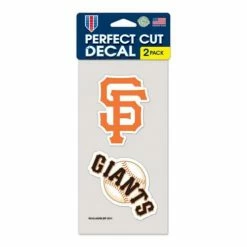MLB Stickers & Decals Wincraft San Francisco Giants 4"x8" Perfect Cut Decal