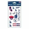 MLB Stickers & Decals Wincraft Los Angeles Dodgers Face Tattoo Sheet -Wincraft Sales Store unnamed file 1204