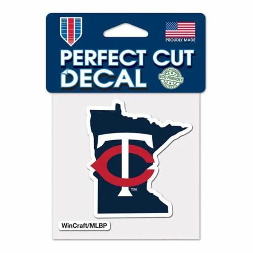 MLB Stickers & Decals Wincraft Minnesota Twins 4X4 Perfect Cut Decal 3 MLB Stickers & Decals Wincraft Minnesota Twins 4X4 Perfect Cut Decal