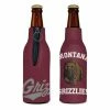 College Can Coolers Wincraft Montana Grizzlies Zippered Bottle Cooler