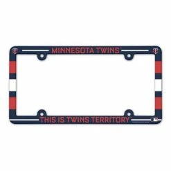 MLB License Plates & Frames Wincraft Minnesota Twins Plastic License Plate Frame