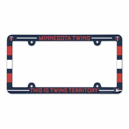 MLB License Plates & Frames Wincraft Minnesota Twins Plastic License Plate Frame 3 MLB License Plates & Frames Wincraft Minnesota Twins Plastic License Plate Frame