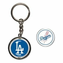 MLB Keychains & Lanyards Wincraft Los Angeles Dodgers Spinner Keyring