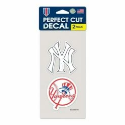 MLB Stickers & Decals Wincraft New York Yankees 4X8 Perfect Cut Decal