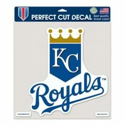 MLB Stickers & Decals Wincraft Kansas City Royals 8X8 Perfect Cut Decal