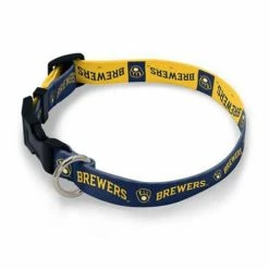 MLB Dog Bowls Wincraft Milwaukee Brewers Team Pet Collar