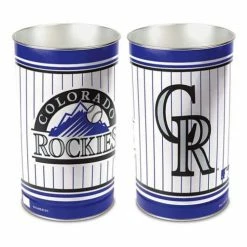 MLB Home Accents Wincraft Colorado Rockies Trash Can