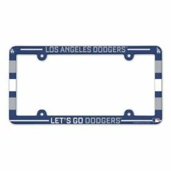 MLB License Plates & Frames Wincraft Los Angeles Dodgers Plastic License Plate Frame