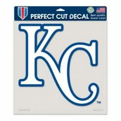 MLB Stickers & Decals Wincraft Kansas City Royals 8"x8" Perfect Cut Decal