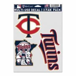 MLB Stickers & Decals Wincraft Minnesota Twins Fan Decal