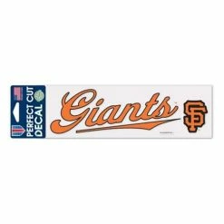 MLB Stickers & Decals Wincraft San Francisco Giants 3"x10" Perfect Script Decal
