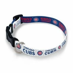 MLB Dog Bowls Wincraft Chicago Cubs Team Dog Collar