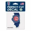 MLB Stickers & Decals Wincraft Chicago Cubs 4X4 Perfect Cut Decal -Wincraft Sales Store unnamed file 1274