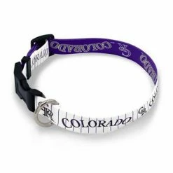 MLB Dog Bowls Wincraft Colorado Rockies Team Pet Collar