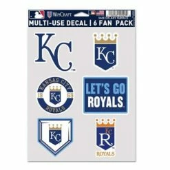 MLB Stickers & Decals Wincraft Kansas City Royals 6pk. Multifan Decals