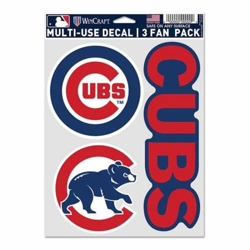 MLB Stickers & Decals Wincraft Chicago Cubs Fan Decal 3 MLB Stickers & Decals Wincraft Chicago Cubs Fan Decal