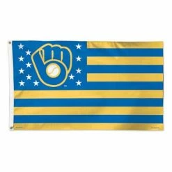 MLB Flags & Pennants Wincraft Milwaukee Brewers 3X5 Stars And Stripes Flag