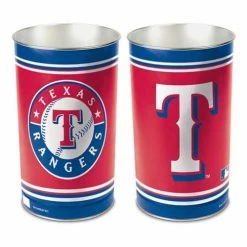 MLB Home Accents Wincraft Texas Rangers Trash Can