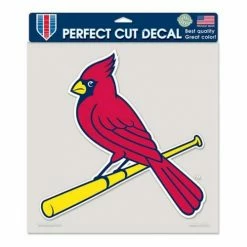 MLB Stickers & Decals Wincraft St. Louis Cardinals 8"x8" Perfect Cut Decal