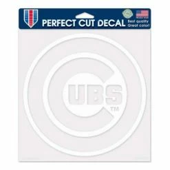 MLB Stickers & Decals Wincraft Chicago Cubs 8X8 Perfect Cut Decal