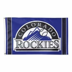MLB Flags & Pennants Wincraft Colorado Rockies 3X5 Deluxe Flag