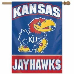College Flags & Pennants Wincraft Kansas Jayhawks 28"x40" Vertical Flag