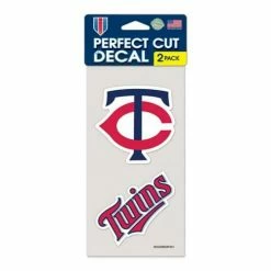 MLB Stickers & Decals Wincraft Minnesota Twins 4X8 Perfect Cut Decal