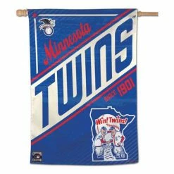MLB Flags & Pennants Wincraft Minnesota Twins Retro Vertical Flag