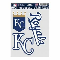 MLB Stickers & Decals Wincraft Kansas City Royals Fan Decal