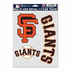 MLB Stickers & Decals Wincraft San Francisco Giants Fan Decal