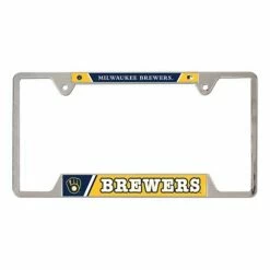 MLB License Plates & Frames Wincraft Milwaukee Brewers Metal License Plate Frame