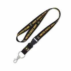 College Keychains & Lanyards Wincraft Army Black Knights Lanyard