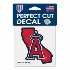 MLB Stickers & Decals Wincraft Los Angeles Angels 4X4 Perfect Cut Decal