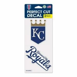 MLB Stickers & Decals Wincraft Kansas City Royals 4X8 Perfect Cut Decal