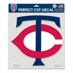 MLB Stickers & Decals Wincraft Minnesota Twins 8"x8" Perfect Cut Decal