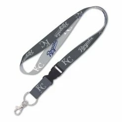 MLB Keychains & Lanyards Wincraft Kansas City Royals Charcoal Lanyard