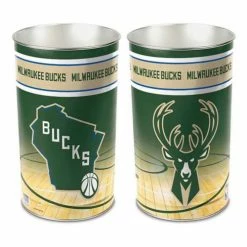 NBA Home Accents Wincraft Milwaukee Bucks Trash Can